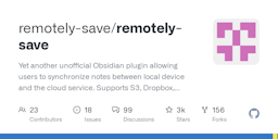 GitHub - remotely-save/remotely-save